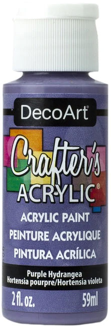 CRAFTERS ACRYLIC 2oz PURPLE HYDRANGEA