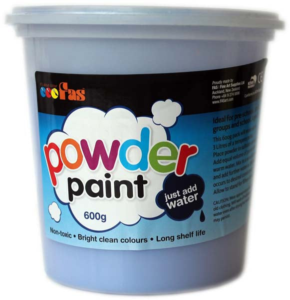 FAS SCHOOL TEMPERA POWDER 600gm BLUE