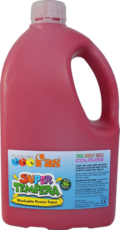 FAS SUPER TEMPERA 2LTR BURGUNDY