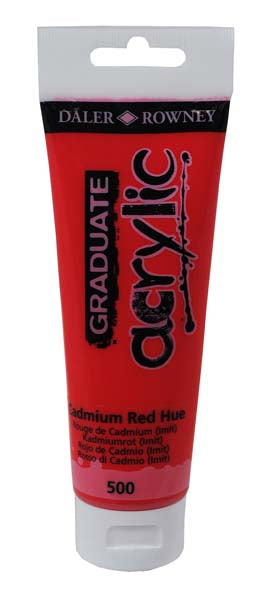 D-R GRADUATE ACRYLIC 120ml CADMIUM RED H