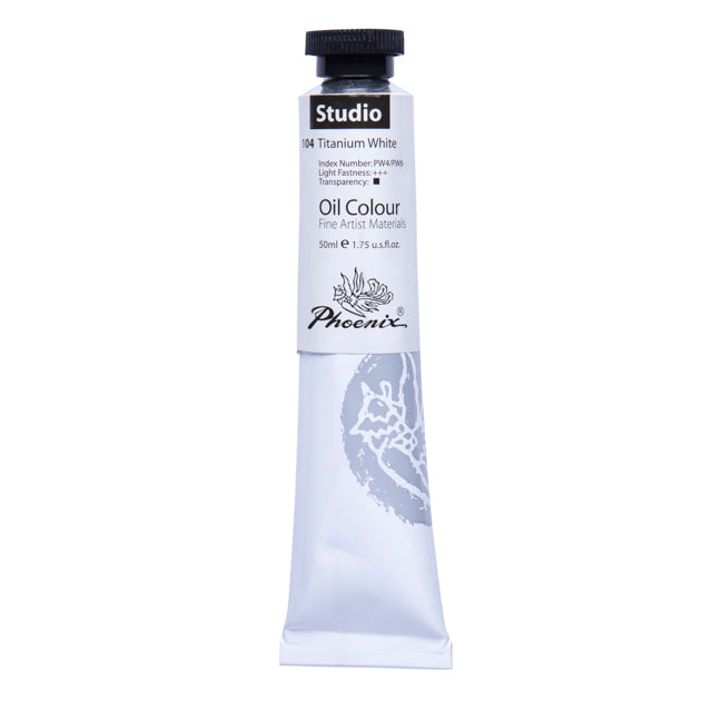 PHOENIX OIL 50ml TITANIUM WHITE (104)