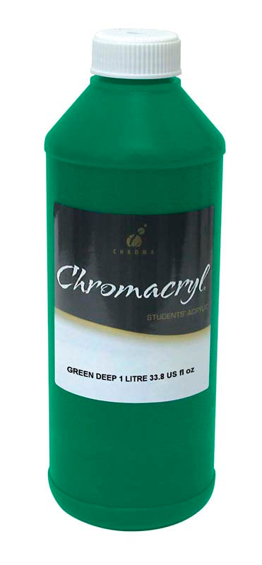 CHROMACRYL 1Lit GREEN DEEP