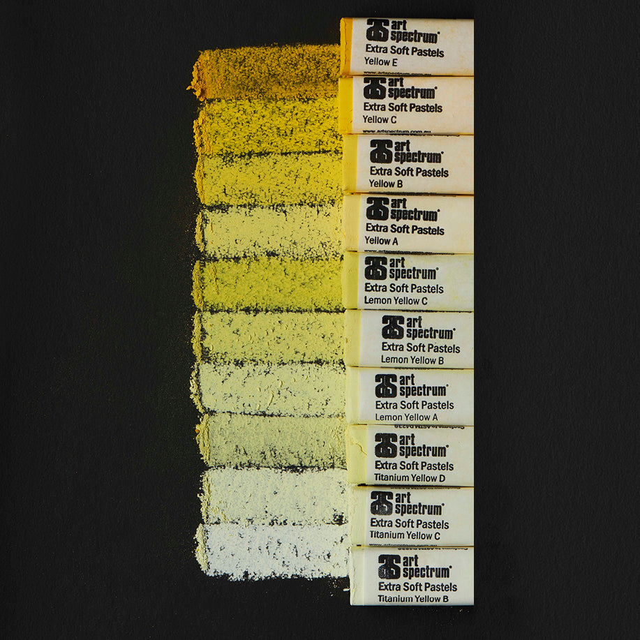 AS EX SOFT PASTEL SET OF 10 YELLOWS