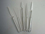 PLASTIC PALETTE KNIFE SET 5 pce