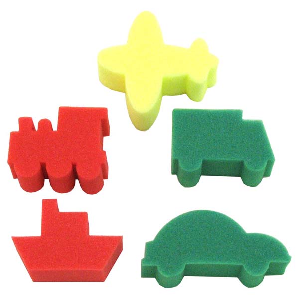 Sponge Painting Set - Transport (5)