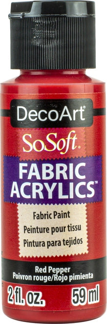 SO SOFT FABRIC ACRYLIC 1oz RED PEPPER