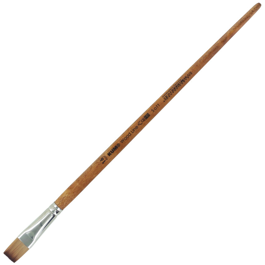 KUM WOOD LINE BRUSH FLAT #16