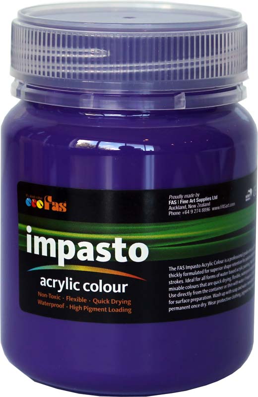 FAS IMPASTO ACRYLIC 250ml DEEP VIOLET