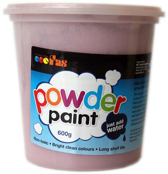 FAS SCHOOL TEMPERA POWDER 600gm BURGUNDY