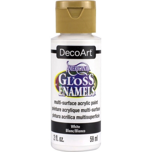 AMERICANA GLOSS ENAMEL 2oz (SNOW) WHITE