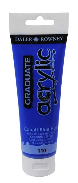 D-R GRADUATE ACRYLIC 120ml COBALT BLUE H