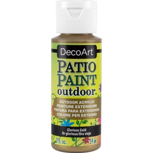 PATIO PAINT METALLICS 2oz GLORIOUS GOLD